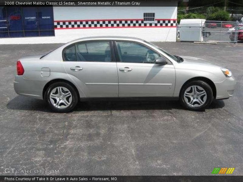 Silverstone Metallic / Titanium Gray 2008 Chevrolet Malibu Classic LS Sedan