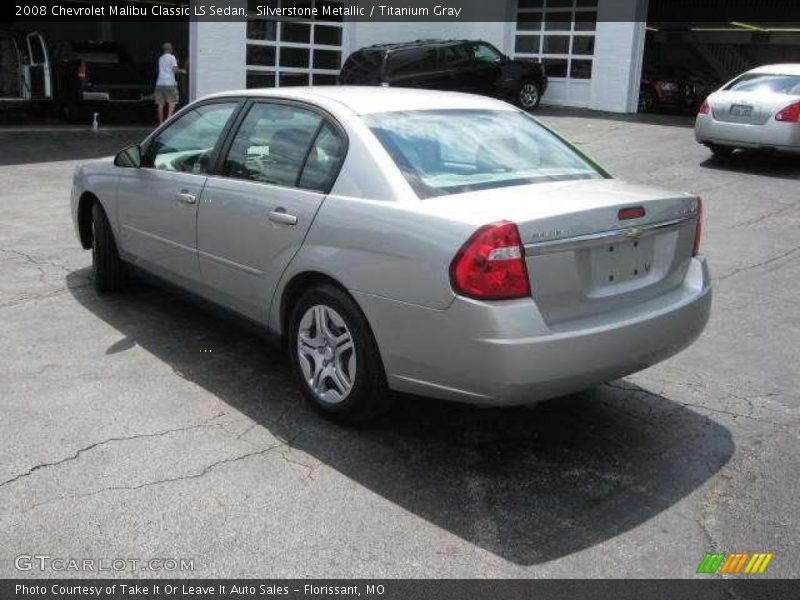 Silverstone Metallic / Titanium Gray 2008 Chevrolet Malibu Classic LS Sedan