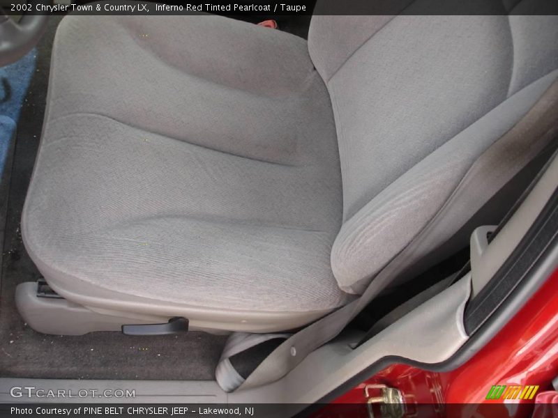 Inferno Red Tinted Pearlcoat / Taupe 2002 Chrysler Town & Country LX