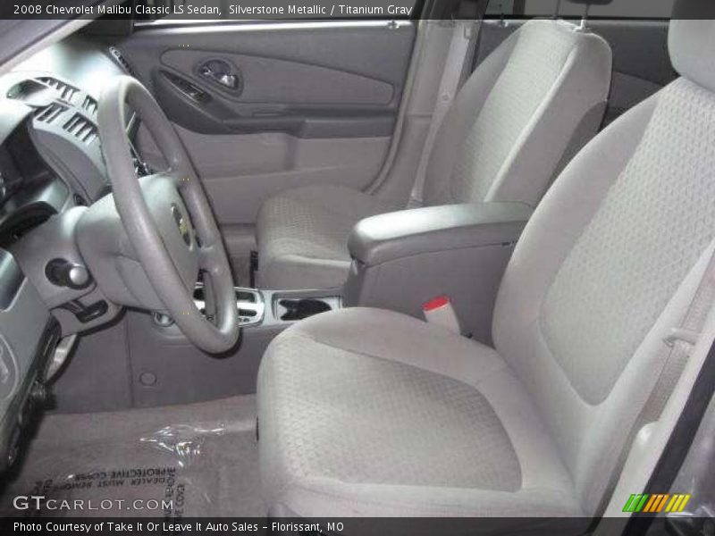 Silverstone Metallic / Titanium Gray 2008 Chevrolet Malibu Classic LS Sedan
