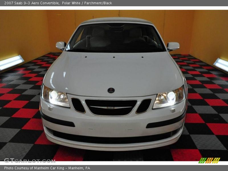 Polar White / Parchment/Black 2007 Saab 9-3 Aero Convertible