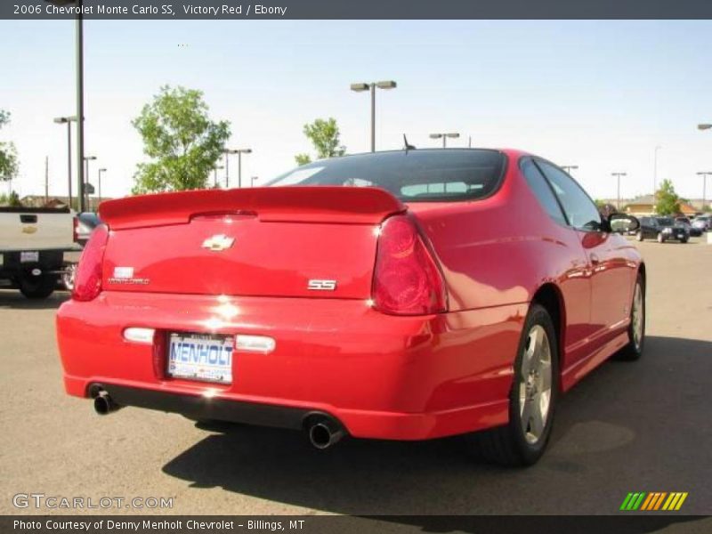 Victory Red / Ebony 2006 Chevrolet Monte Carlo SS