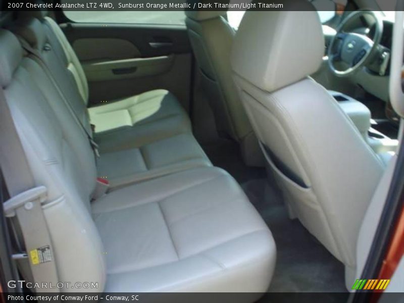Sunburst Orange Metallic / Dark Titanium/Light Titanium 2007 Chevrolet Avalanche LTZ 4WD