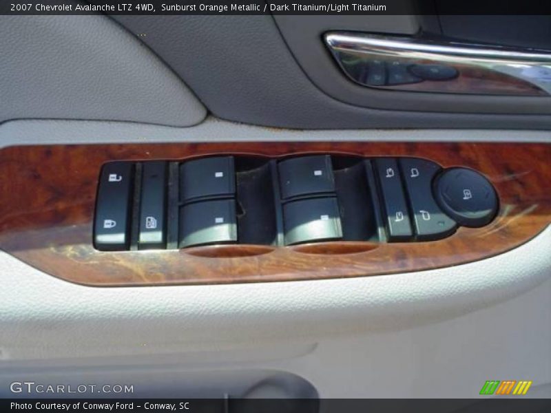 Sunburst Orange Metallic / Dark Titanium/Light Titanium 2007 Chevrolet Avalanche LTZ 4WD