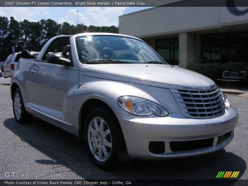Bright Silver Metallic / Pastel Slate Gray 2007 Chrysler PT Cruiser Convertible
