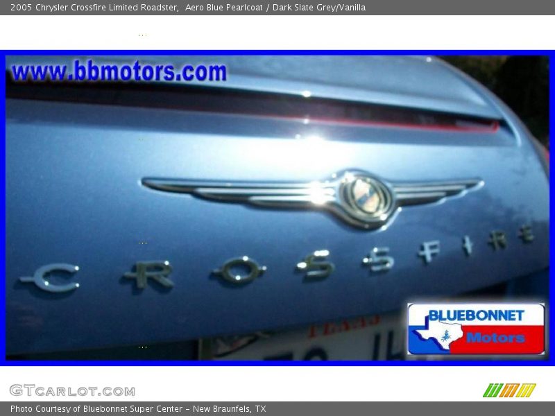 Aero Blue Pearlcoat / Dark Slate Grey/Vanilla 2005 Chrysler Crossfire Limited Roadster