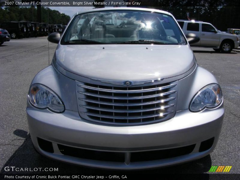 Bright Silver Metallic / Pastel Slate Gray 2007 Chrysler PT Cruiser Convertible
