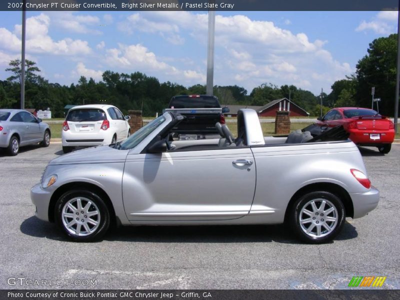 Bright Silver Metallic / Pastel Slate Gray 2007 Chrysler PT Cruiser Convertible