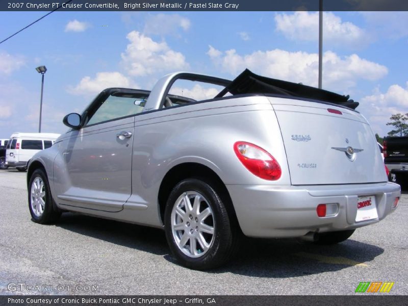 Bright Silver Metallic / Pastel Slate Gray 2007 Chrysler PT Cruiser Convertible