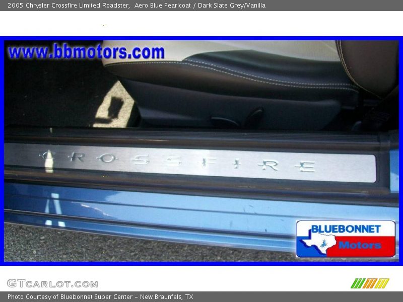 Aero Blue Pearlcoat / Dark Slate Grey/Vanilla 2005 Chrysler Crossfire Limited Roadster