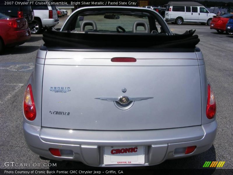 Bright Silver Metallic / Pastel Slate Gray 2007 Chrysler PT Cruiser Convertible