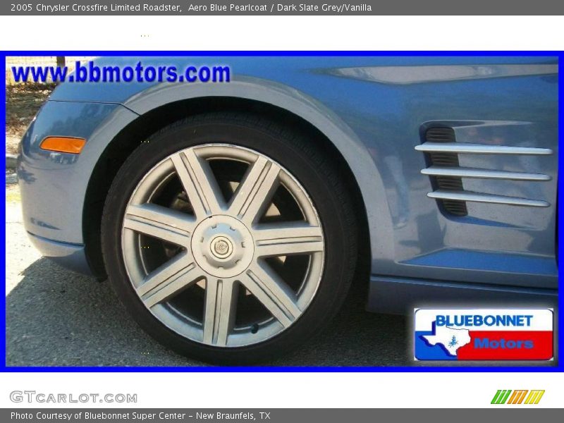 Aero Blue Pearlcoat / Dark Slate Grey/Vanilla 2005 Chrysler Crossfire Limited Roadster