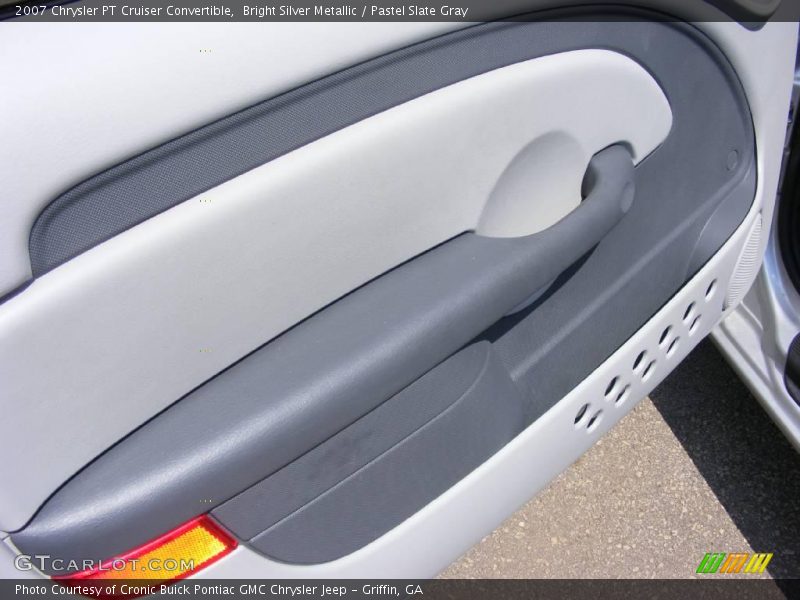 Bright Silver Metallic / Pastel Slate Gray 2007 Chrysler PT Cruiser Convertible
