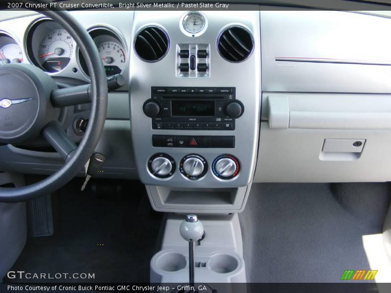 Bright Silver Metallic / Pastel Slate Gray 2007 Chrysler PT Cruiser Convertible