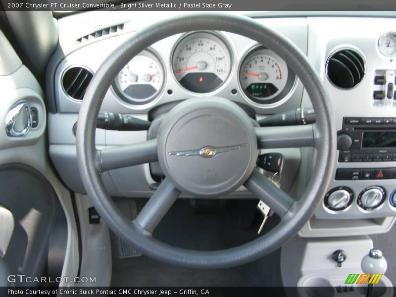 Bright Silver Metallic / Pastel Slate Gray 2007 Chrysler PT Cruiser Convertible