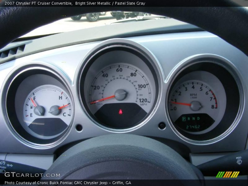 Bright Silver Metallic / Pastel Slate Gray 2007 Chrysler PT Cruiser Convertible