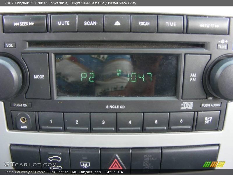 Bright Silver Metallic / Pastel Slate Gray 2007 Chrysler PT Cruiser Convertible