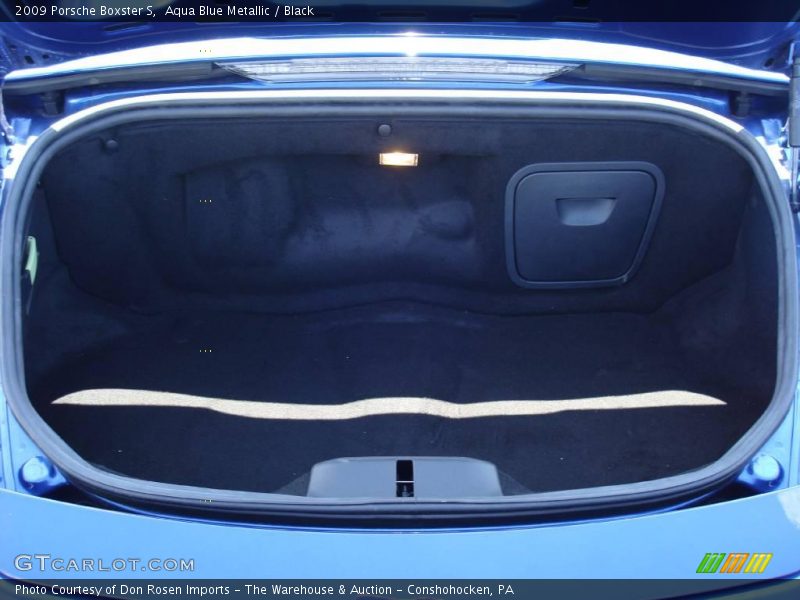 Aqua Blue Metallic / Black 2009 Porsche Boxster S