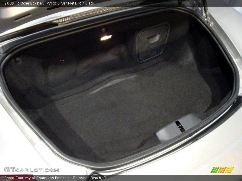 Arctic Silver Metallic / Black 2009 Porsche Boxster