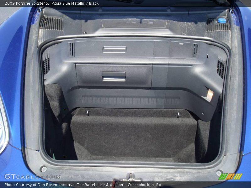 Aqua Blue Metallic / Black 2009 Porsche Boxster S