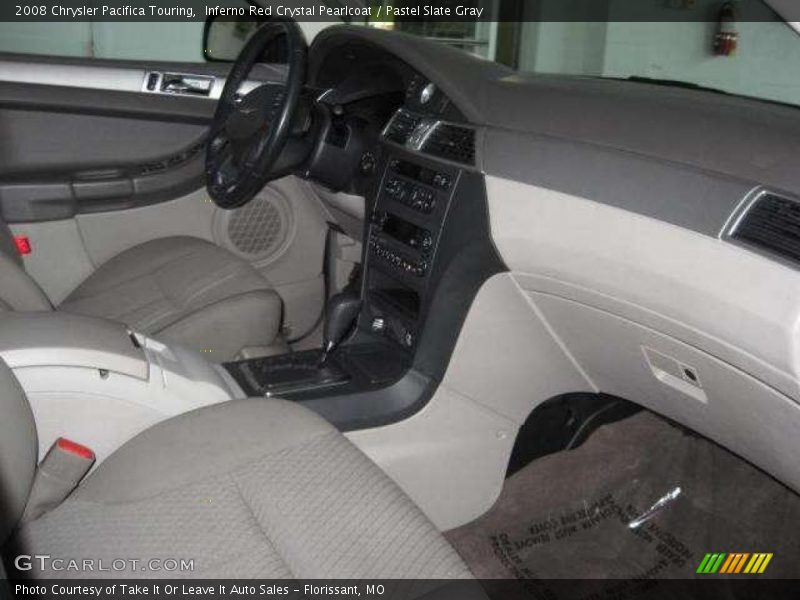 Inferno Red Crystal Pearlcoat / Pastel Slate Gray 2008 Chrysler Pacifica Touring
