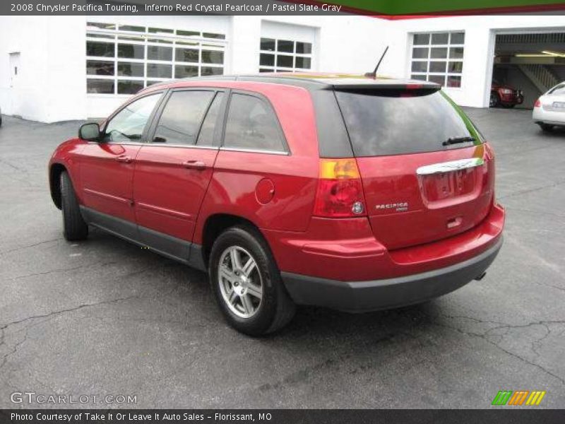Inferno Red Crystal Pearlcoat / Pastel Slate Gray 2008 Chrysler Pacifica Touring