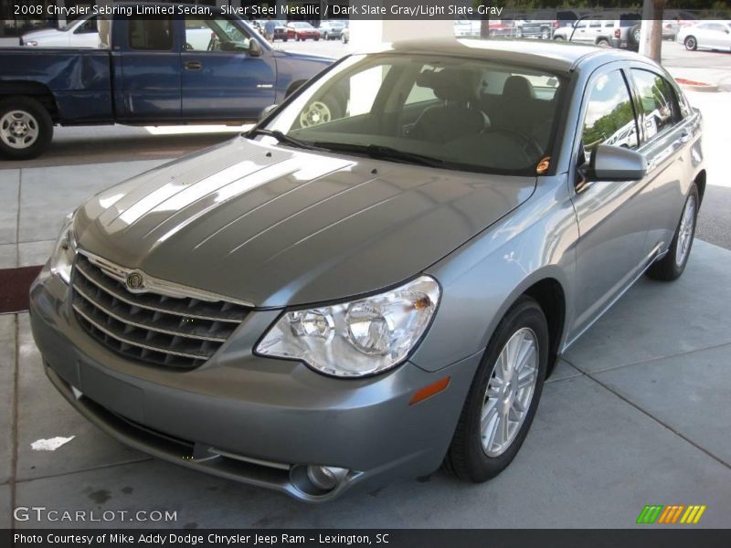 Silver Steel Metallic / Dark Slate Gray/Light Slate Gray 2008 Chrysler Sebring Limited Sedan