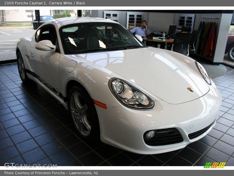 Carrara White / Black 2009 Porsche Cayman S