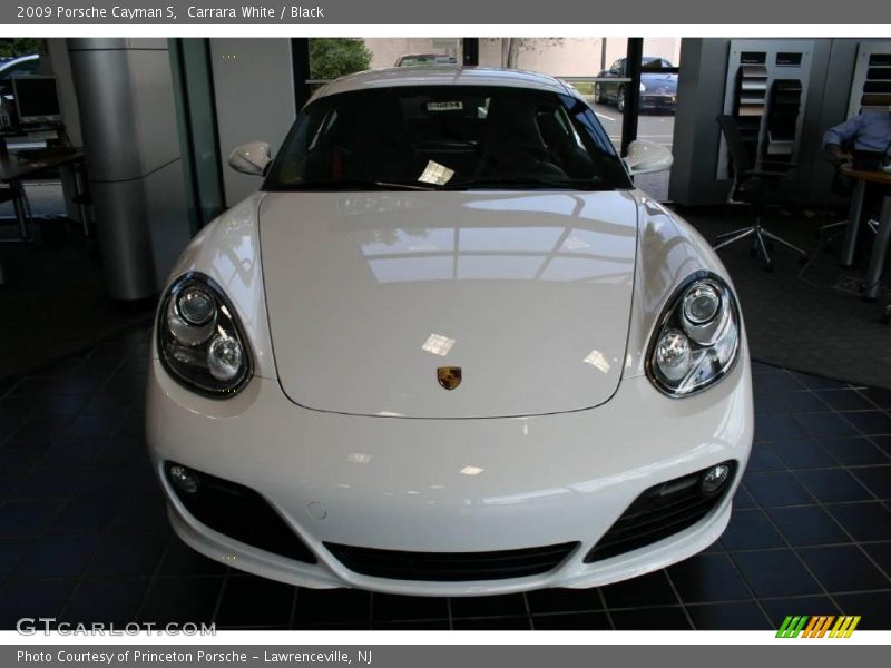 Carrara White / Black 2009 Porsche Cayman S