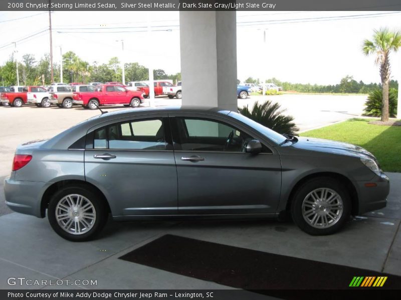 Silver Steel Metallic / Dark Slate Gray/Light Slate Gray 2008 Chrysler Sebring Limited Sedan