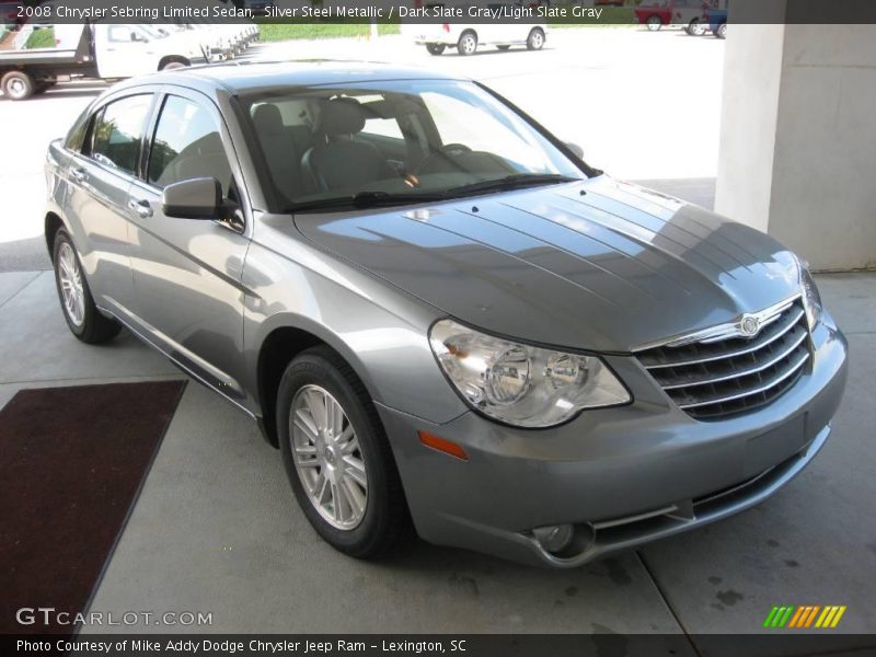 Silver Steel Metallic / Dark Slate Gray/Light Slate Gray 2008 Chrysler Sebring Limited Sedan