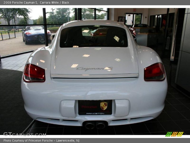 Carrara White / Black 2009 Porsche Cayman S