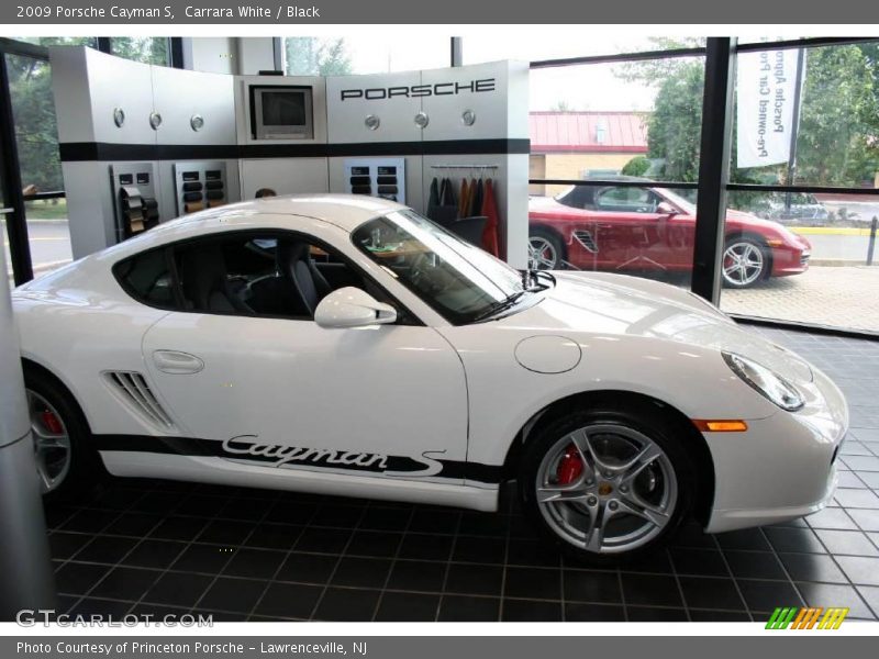 Carrara White / Black 2009 Porsche Cayman S