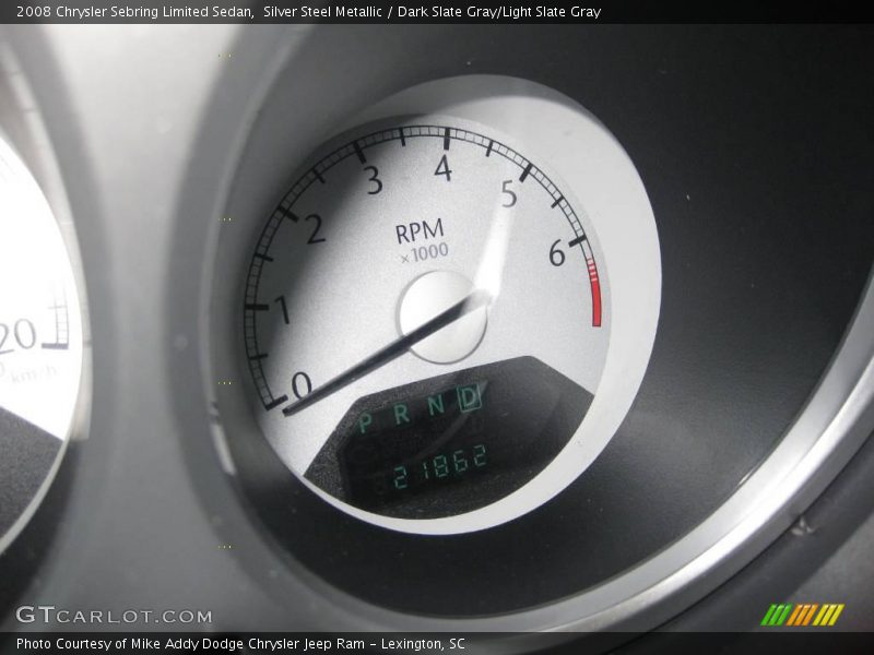 Silver Steel Metallic / Dark Slate Gray/Light Slate Gray 2008 Chrysler Sebring Limited Sedan