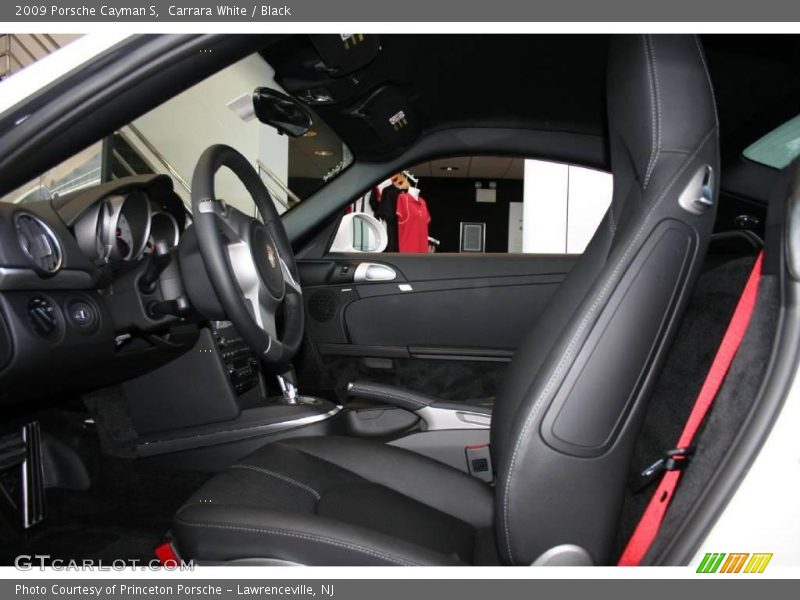 Carrara White / Black 2009 Porsche Cayman S