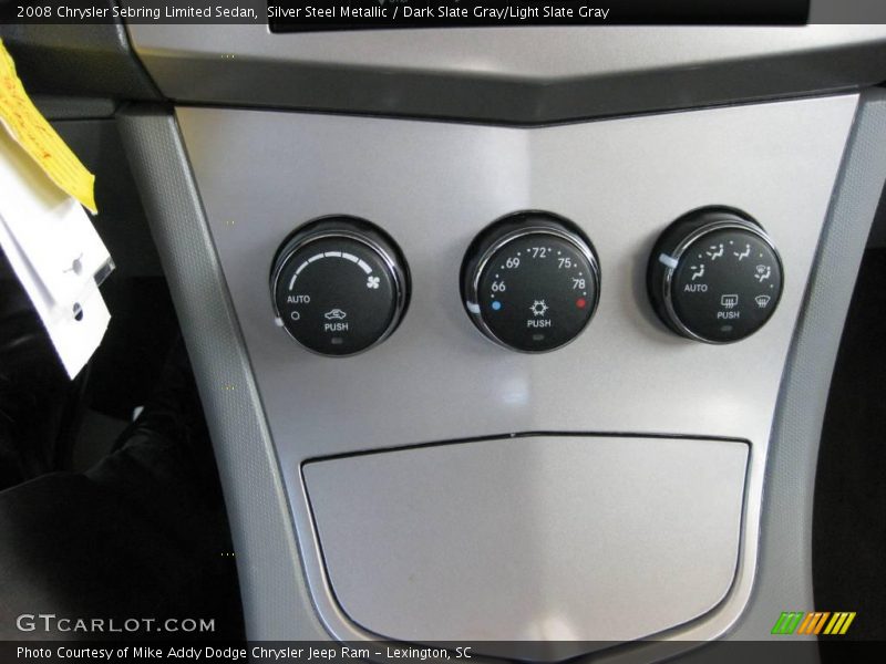 Silver Steel Metallic / Dark Slate Gray/Light Slate Gray 2008 Chrysler Sebring Limited Sedan