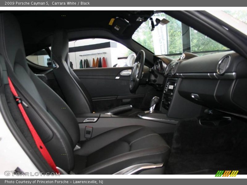 Carrara White / Black 2009 Porsche Cayman S