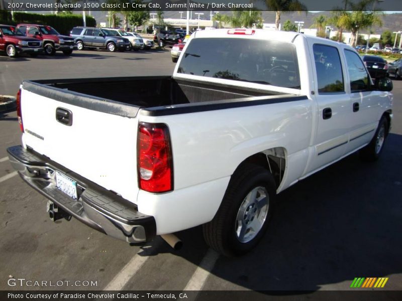 Summit White / Dark Charcoal 2007 Chevrolet Silverado 1500 Classic LT Crew Cab