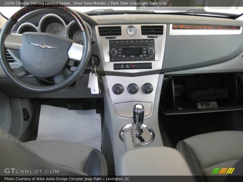 Silver Steel Metallic / Dark Slate Gray/Light Slate Gray 2008 Chrysler Sebring Limited Sedan