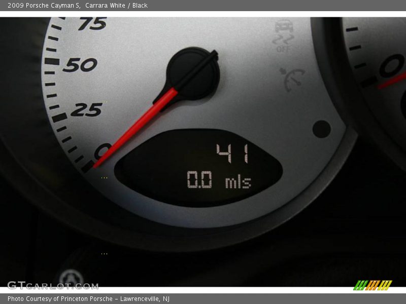 Carrara White / Black 2009 Porsche Cayman S