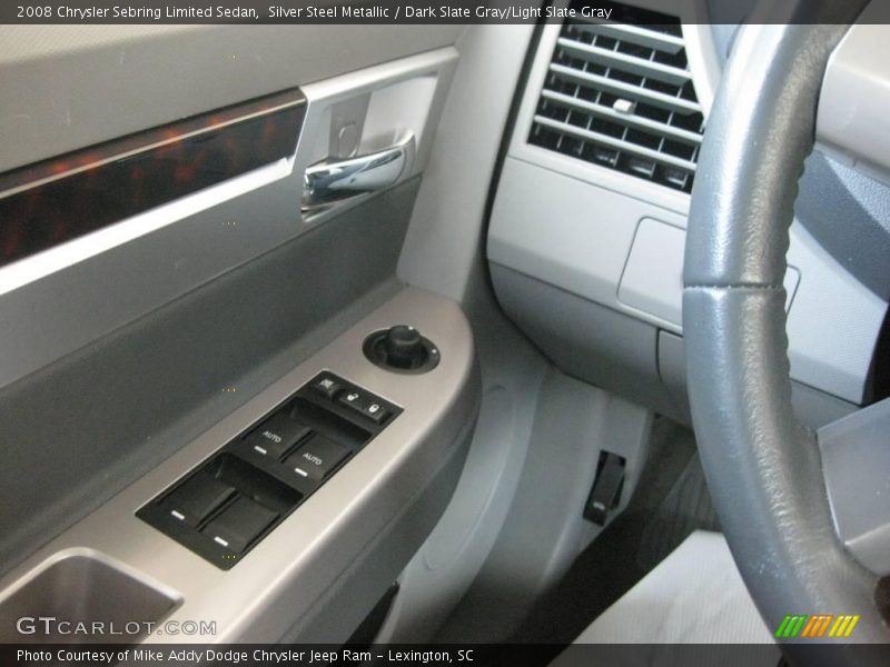 Silver Steel Metallic / Dark Slate Gray/Light Slate Gray 2008 Chrysler Sebring Limited Sedan