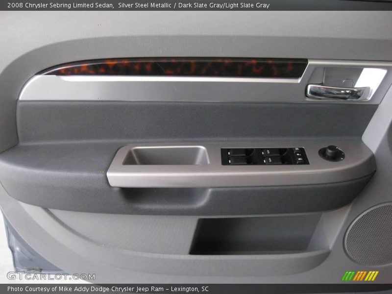 Silver Steel Metallic / Dark Slate Gray/Light Slate Gray 2008 Chrysler Sebring Limited Sedan