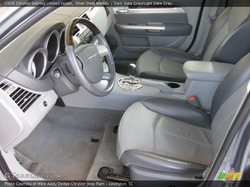 Silver Steel Metallic / Dark Slate Gray/Light Slate Gray 2008 Chrysler Sebring Limited Sedan