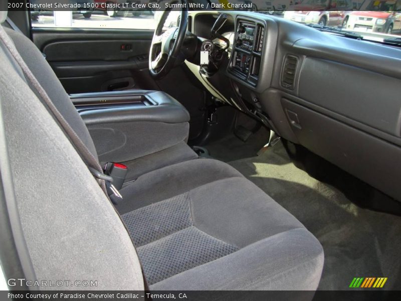 Summit White / Dark Charcoal 2007 Chevrolet Silverado 1500 Classic LT Crew Cab