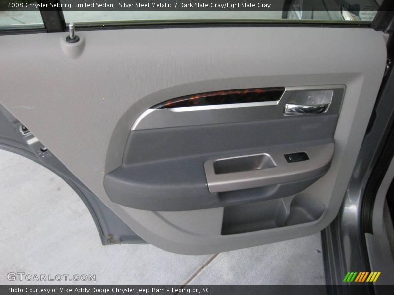 Silver Steel Metallic / Dark Slate Gray/Light Slate Gray 2008 Chrysler Sebring Limited Sedan