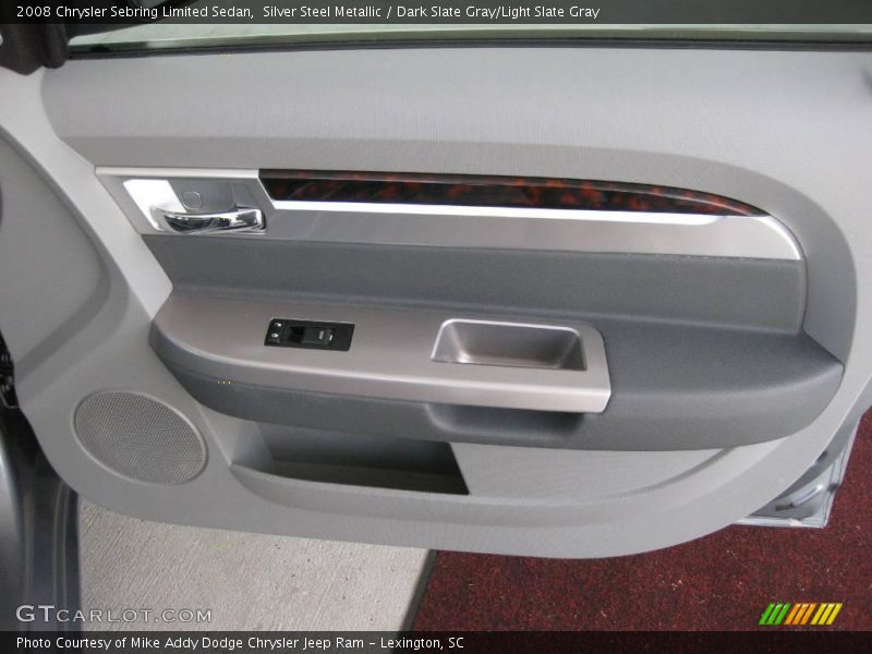 Silver Steel Metallic / Dark Slate Gray/Light Slate Gray 2008 Chrysler Sebring Limited Sedan