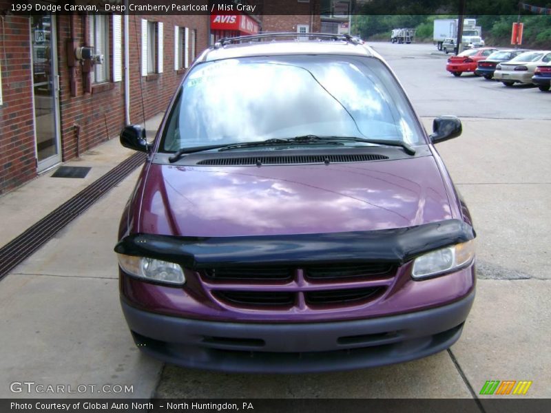 Deep Cranberry Pearlcoat / Mist Gray 1999 Dodge Caravan