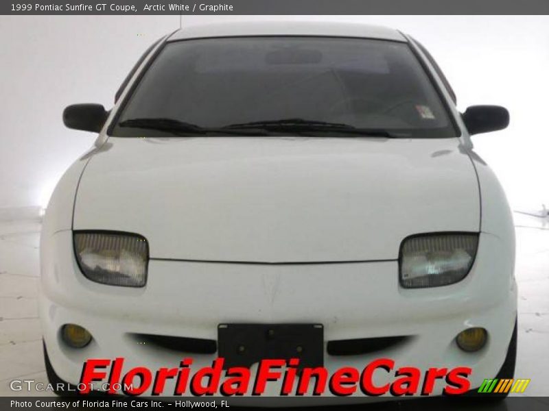 Arctic White / Graphite 1999 Pontiac Sunfire GT Coupe