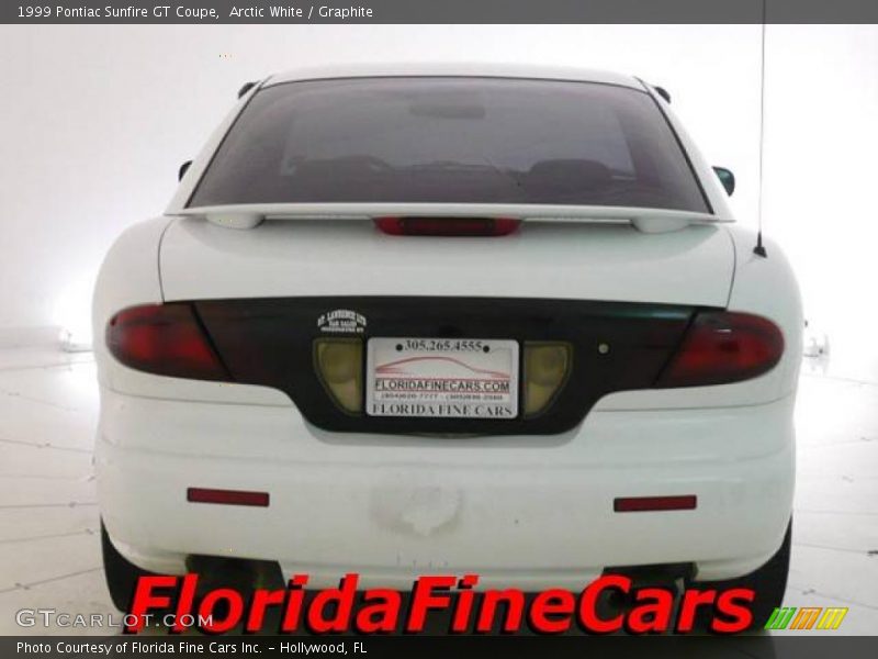 Arctic White / Graphite 1999 Pontiac Sunfire GT Coupe