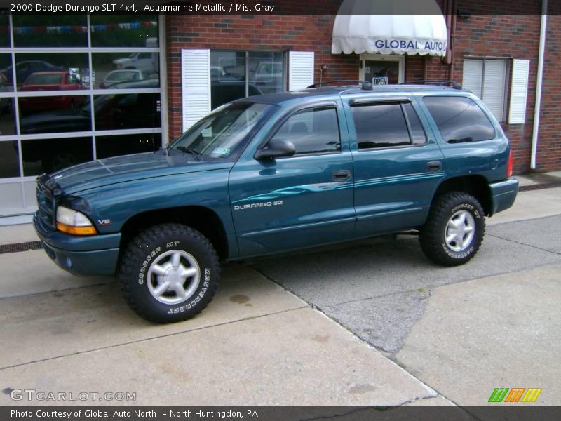Aquamarine Metallic / Mist Gray 2000 Dodge Durango SLT 4x4